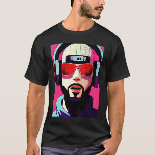 Camiseta Lo fi hip hop chillhop bate na estética do garoto