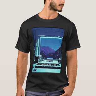 Camiseta Lo fi hip hop chillhop bate na estética do garoto