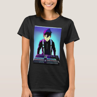 Camiseta Lo fi hip hop chillhop bate na estética do garoto