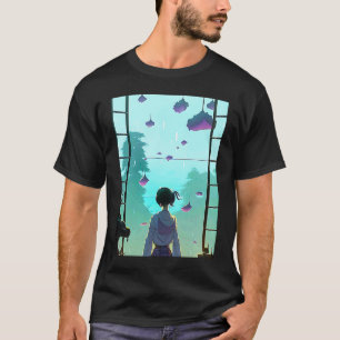 Camiseta Lo fi hip hop chillhop batidas calmas estética 3