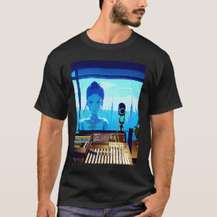 Camiseta Lo fi hip hop chillhop batidas calmas estética de 