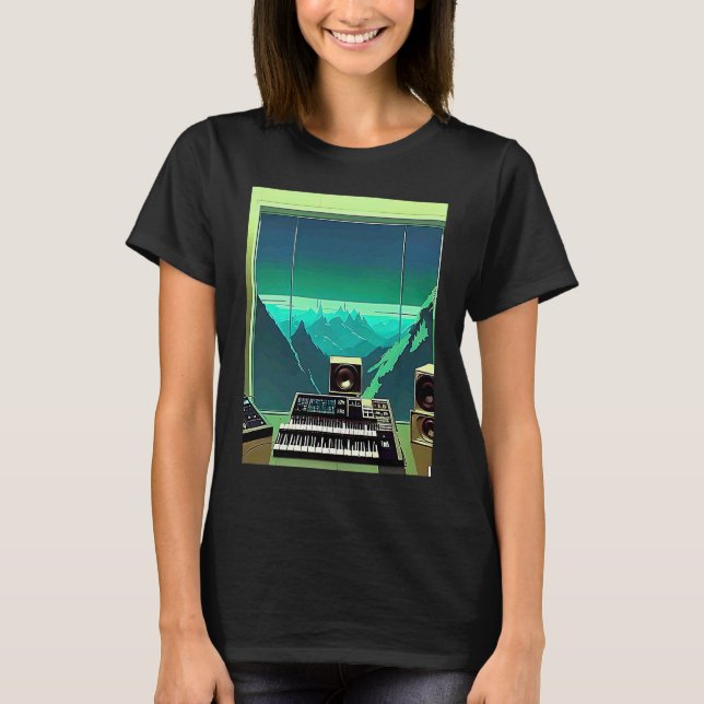 Camiseta Lo fi hip hop chillhop batidas de relaxar estética (Frente)