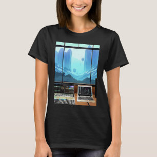 Camiseta Lo fi hip hop chillhop batidas de relaxar estética