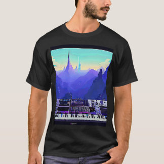 Camiseta Lo fi hip hop chillhop batidas de relaxar estética