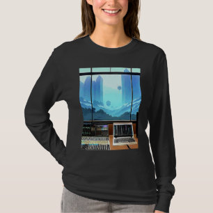 Camiseta Lo fi hip hop chillhop batidas de relaxar estética