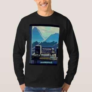 Camiseta Lo fi hip hop chillhop batidas relaxantes estética