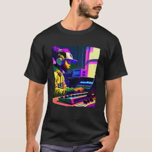 Camiseta Lo fi hip hop chillhop batidas tranquilas estética