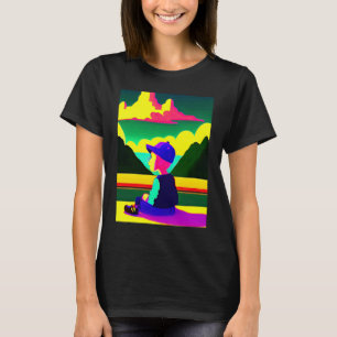 Camiseta Lo fi hip hop chillhop chill bate a estética lofi