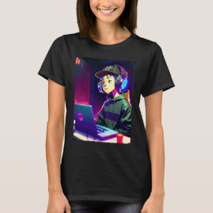 Camiseta Lo fi hip hop chillhop chill bate a estética lofi