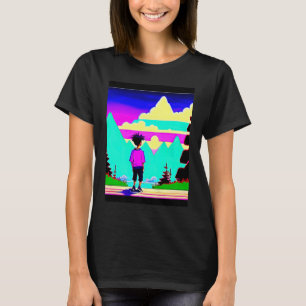 Camiseta Lo fi hip hop chillhop chill bate a estética lofi