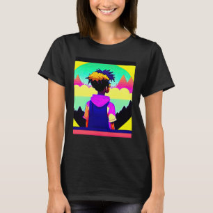 Camiseta Lo fi hip hop chillhop chill bate a estética lofi