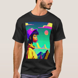 Camiseta Lo fi hip hop chillhop chill bate a estética lofi