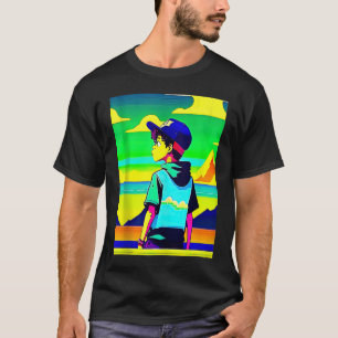 Camiseta Lo fi hip hop chillhop chill bate a estética lofi
