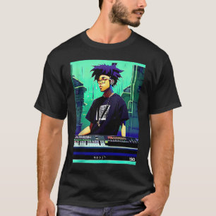 Camiseta Lo fi hip hop chillhop chill bate a estética lofi