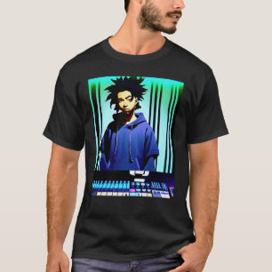 Camiseta Lo fi hip hop chillhop chill bate a estética lofi