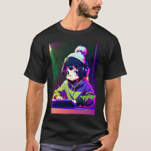 Camiseta Lo fi hip hop chillhop chill bate a estética lofi