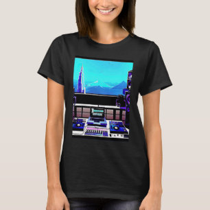 Camiseta Lo fi hip hop chillhop chill bate a estética lofi