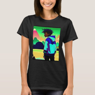 Camiseta Lo fi hip hop chillhop chill bate a estética lofi