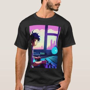 Camiseta Lo fi hip hop chillhop chill bate estética 108