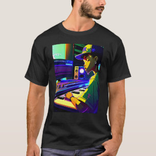 Camiseta Lo fi hip hop chillhop chill bate estética 12
