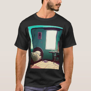 Camiseta Lo fi hip hop chillhop chill bate estética 132