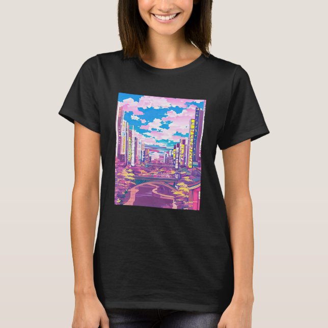 Camiseta Lo fi hip hop chillhop chill bate estética 23 (Frente)