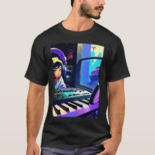 Camiseta Lo fi hip hop chillhop chill bate estética 80