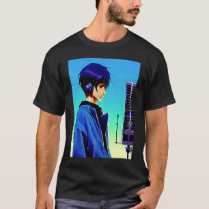 Camiseta Lo fi hip hop chillhop chill bate estúdio aestheti