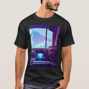 Camiseta Lo fi hip hop chillhop chill bate estúdio aestheti