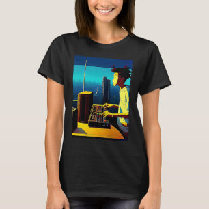 Camiseta Lo fi hip hop chillhop chill bate na estética 17