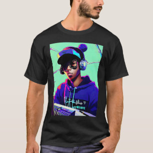 Camiseta Lo fi hip hop chillhop chill bate na estética 3