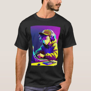 Camiseta Lo fi hip hop chillhop chill bate na estética 3