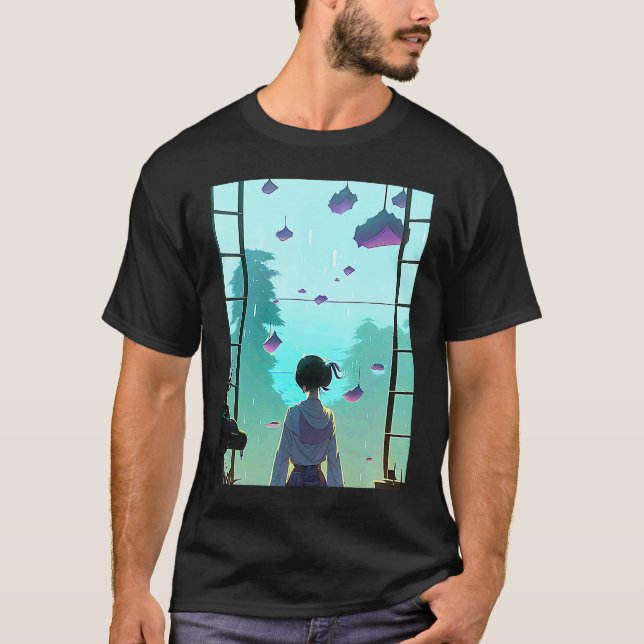 Camiseta Lo fi hip hop chillhop chill bate na estética 3 (Frente)