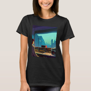 Camiseta Lo fi hip hop chillhop chill bate na estética 3