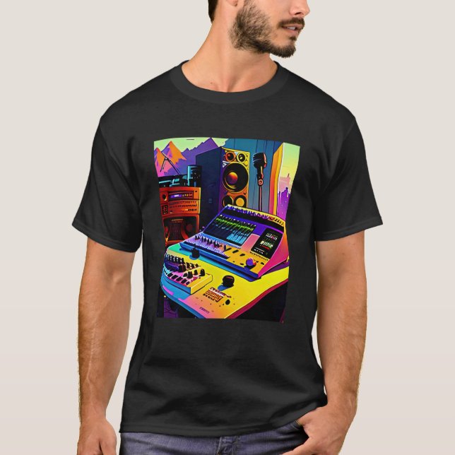 Camiseta Lo fi hip hop chillhop chill bate na estética 9 (Frente)