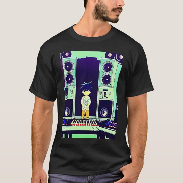 Camiseta Lo fi hip hop chillhop chill beats aesthetics  105 (Frente)