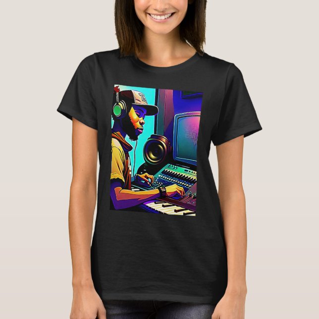 Camiseta Lo fi hip hop chillhop chill beats aesthetics  13 (Frente)