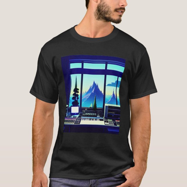 Camiseta Lo fi hip hop chillhop chill beats aesthetics  16 (Frente)