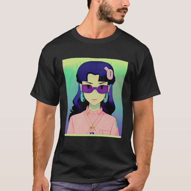 Camiseta Lo fi hip hop chillhop chill beats aesthetics 24 (Frente)
