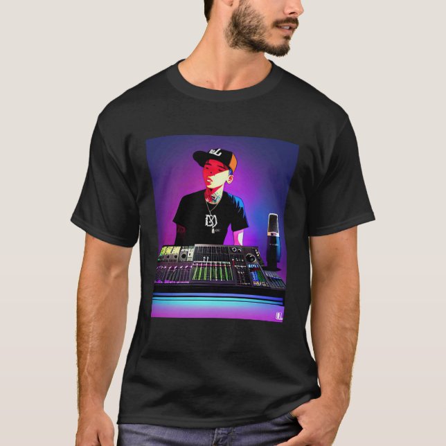 Camiseta Lo fi hip hop chillhop chill beats aesthetics 3 (Frente)