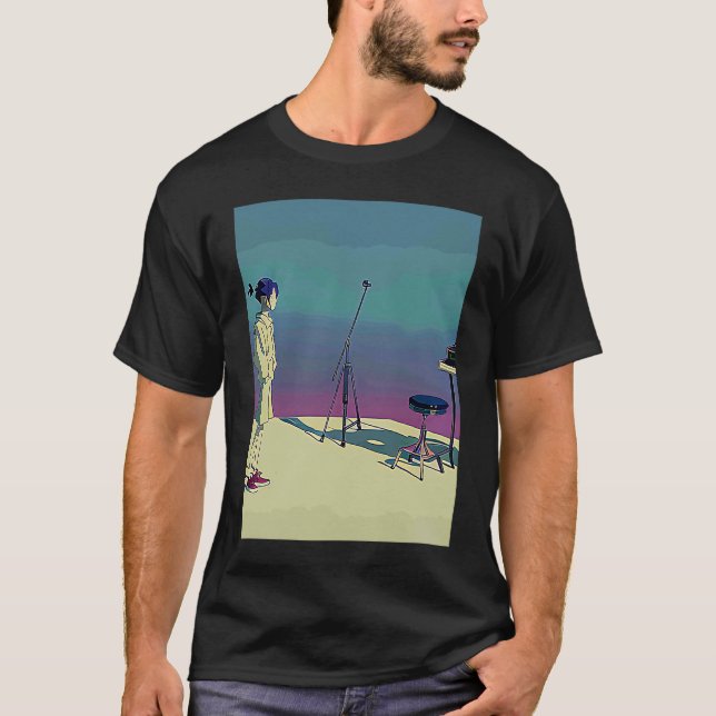 Camiseta Lo fi hip hop chillhop chill beats lofi aesthetics (Frente)