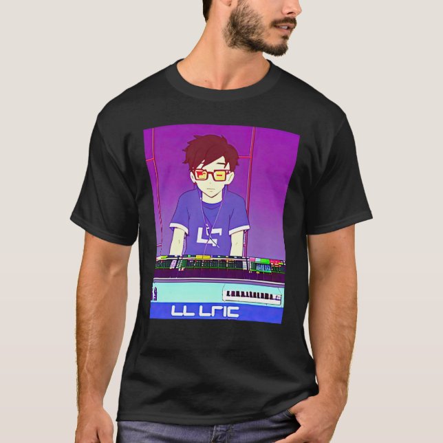 Camiseta Lo fi hip hop chillhop chill beats lofi aesthetics (Frente)