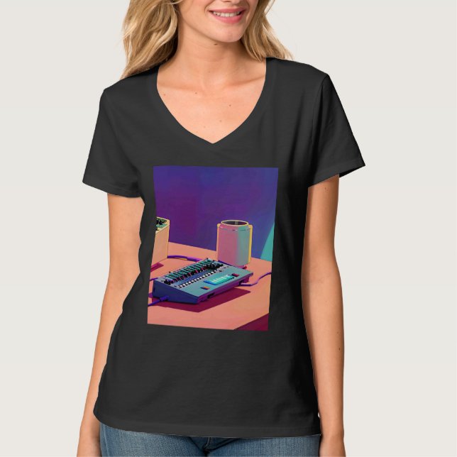 Camiseta Lo fi hip hop chillhop chill beats lofi aesthetics (Frente)