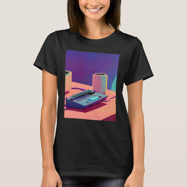 Camiseta Lo fi hip hop chillhop chill beats lofi aesthetics (Frente)