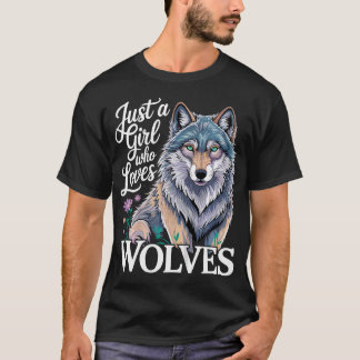 Camiseta Loba Apenas Uma Garota Que Ama