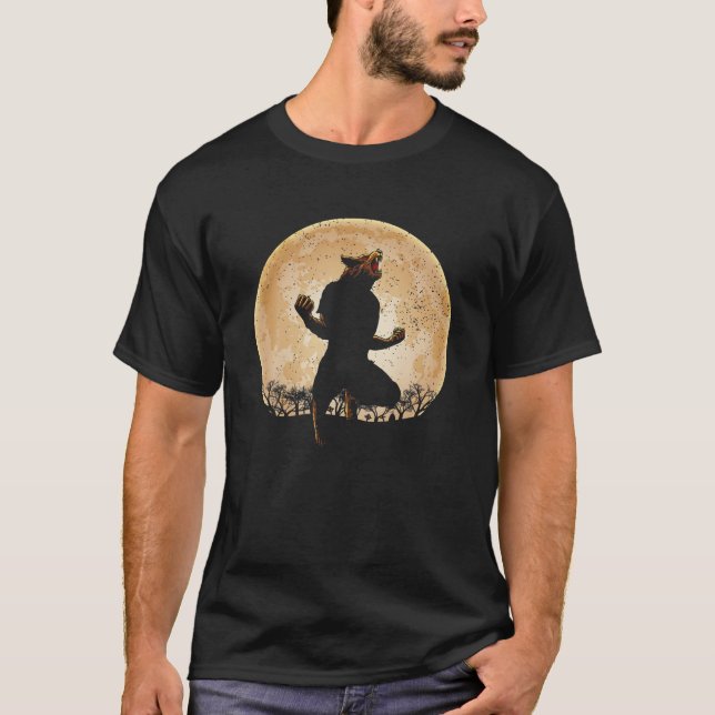 Camiseta Lobisomem - Boold Moonwolf - Lycan - Wolf Man - Ha (Frente)