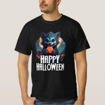 Lobisomem Comendo Doce Feliz Halloween
