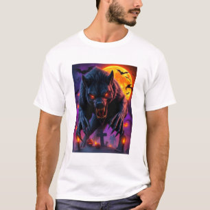 Camiseta Lobisomem de Halloween Ressurgindo