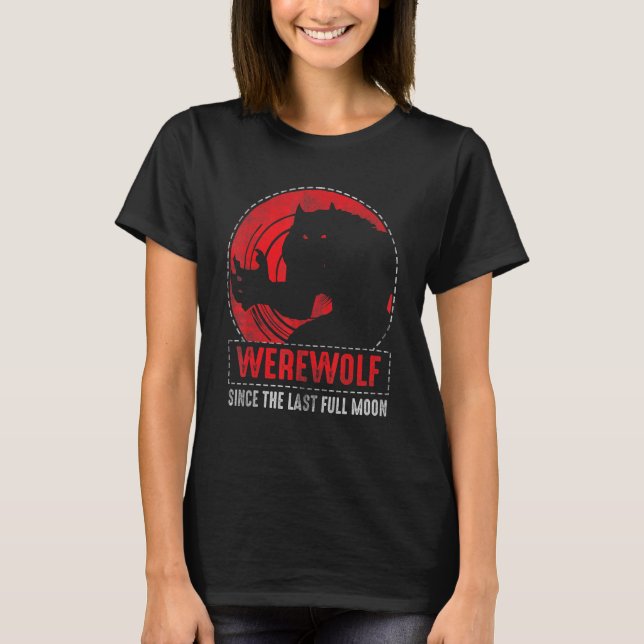 Camiseta Lobisomem Desde A Última Lua Cheia Para Os Lobos F (Frente)