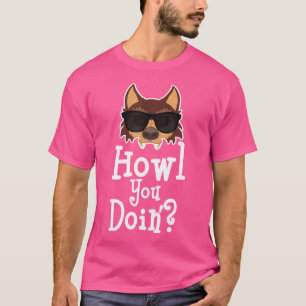 Camiseta Lobisomem Engraçado Como Está Fazendo Óculos Filme